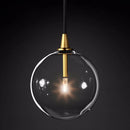 Moderne Pendelleuchte aus Glas für elegante Innendekoration
