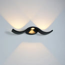 applique murale haut-bas led en aluminium