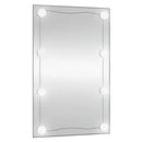 40x60 cm rectangular glass wall mirror with LED lights, home decoration wall Decker living room decoration