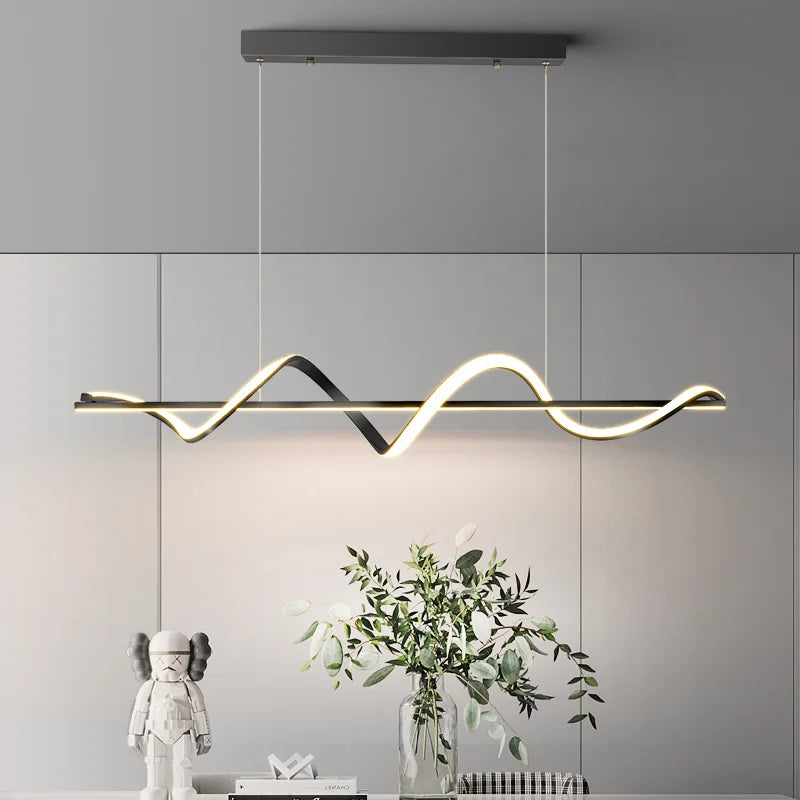Plafonnier Led suspendu au Design moderne et Simple - vue 5 sur 15