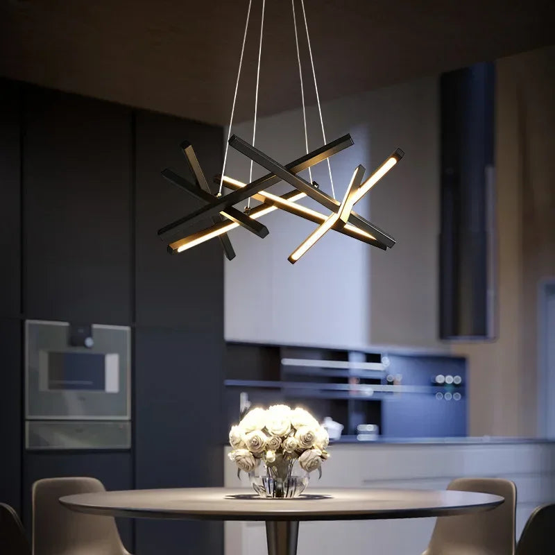 suspension à led moderne pour décoration intérieure élégante - vue 5 sur 8
