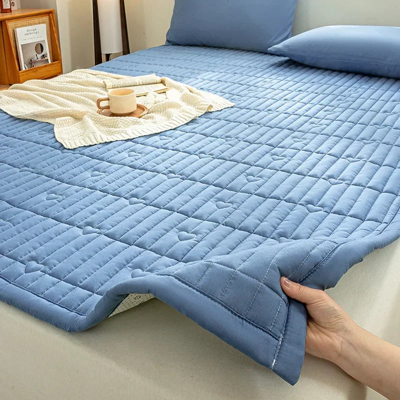 matelas matelassé romantique avec protection de lit doux et confortable
