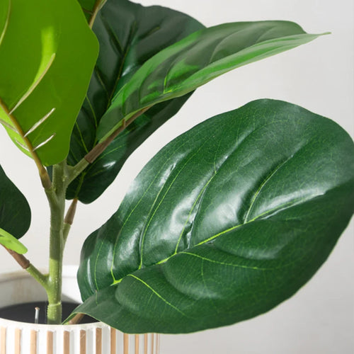 plantes artificielles ficus feuilles de banyan décoration jardin bureau - vue 6 sur 6