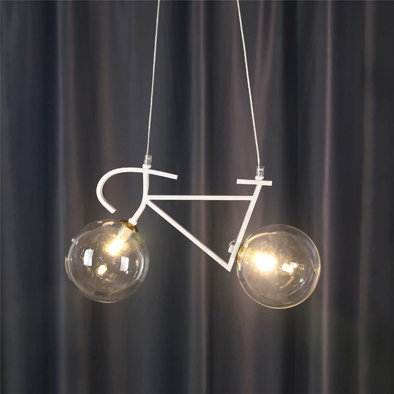 suspension modernes led en fer pour vélo créatives
