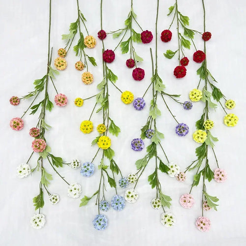 roues artificielles de fleurs pour décoration de mariage - vue 6 sur 15