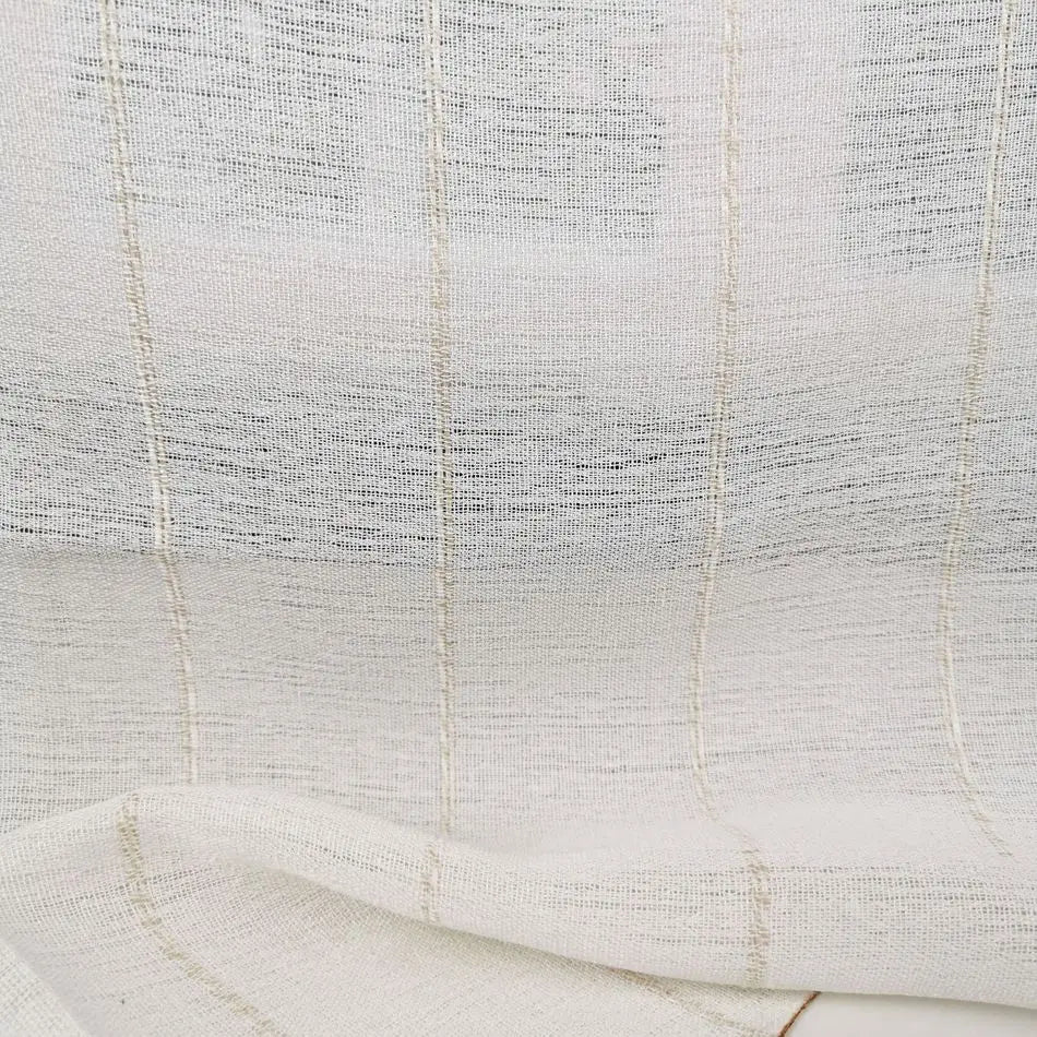 Rideau voilage rayures style europeen pour salon chambre
