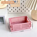 panier pliable empilable pour rangement maquillage bijoux jouets