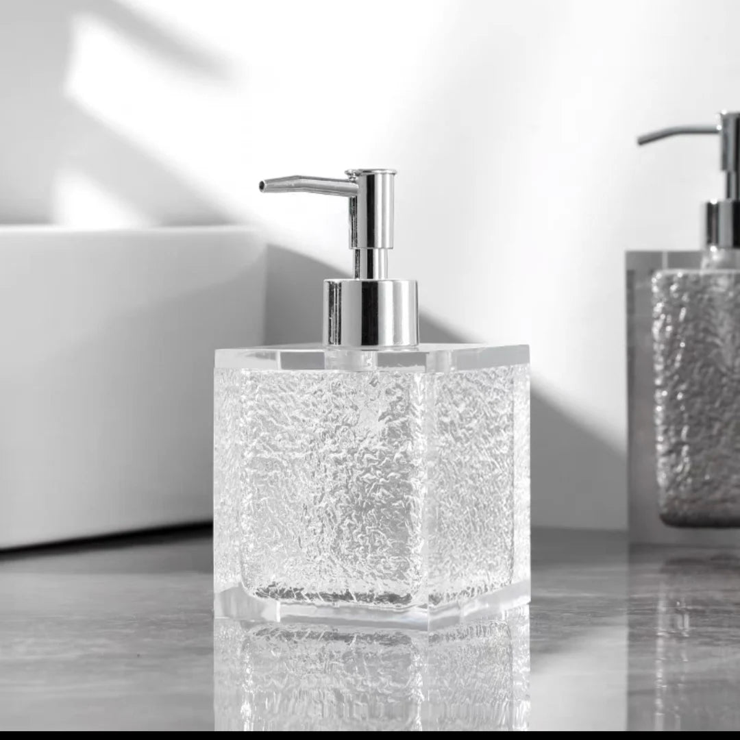 distributeur de désinfectant mains résine rechargeable portable savon lotion - vue 8 sur 16