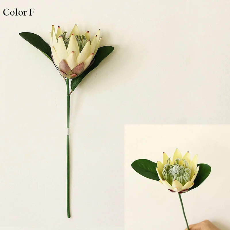 branche de protea cynaroides fleurs artificielles pour jardin et décoration - vue 12 sur 12