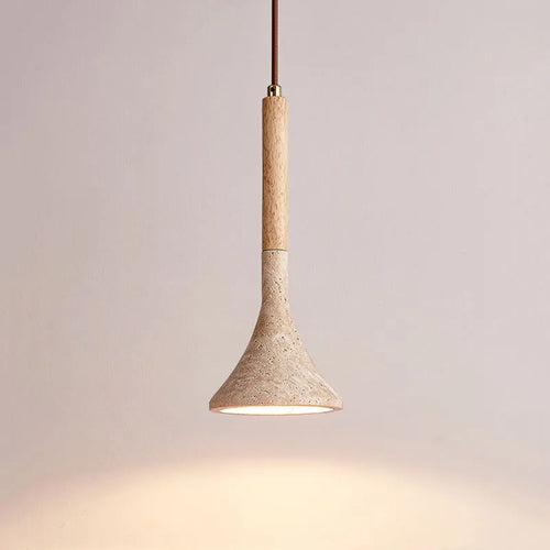 Suspension LED marbre wabi-sabi nordique