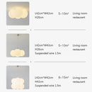 lustre nordique led nuage suspension 4/8 têtes bulles luminaires