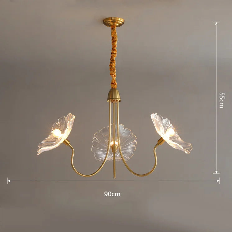 Moderne nordische Pendelleuchte mit floralem Design für den Innenbereich