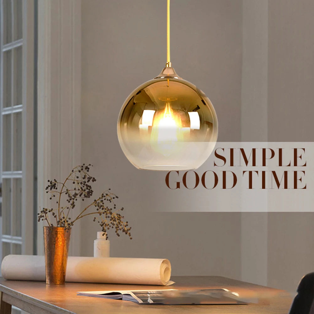 lustre 3d en verre effet feu d'artifice led pour restaurant - vue 3 sur 9