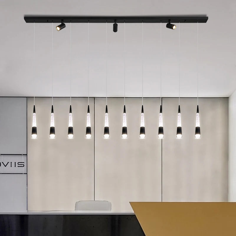 suspension led moderne créative simple pour intérieur - vue 5 sur 9