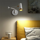LED-Wandleuchte schwenkbar mit Schalter und flexiblem Arm