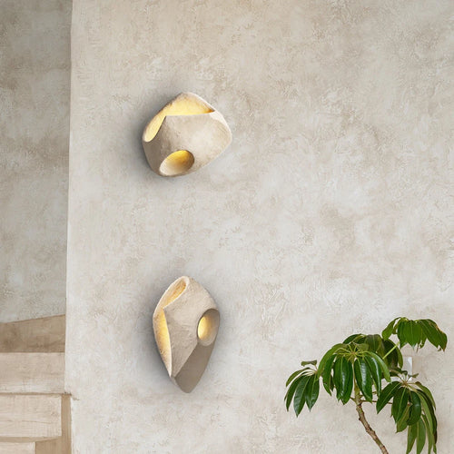 Wandleuchte aus Zement im Art-déco-Stil für kreative Atmosphäre - vue 4 sur 9
