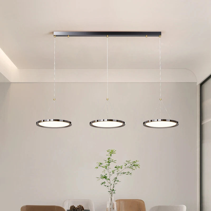 lustre led ultramince pour intérieur moderne et élégant - vue 6 sur 25