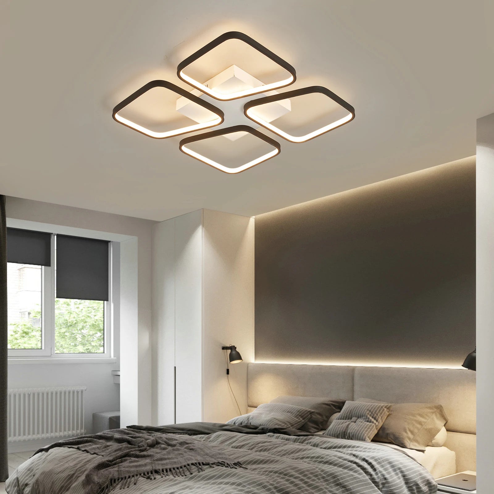 plafonnier à led moderne pour intérieur design élégant - vue 4 sur 8