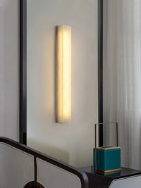 Moderne Wandleuchte aus Marmor und Kupfer für die Innendekoration