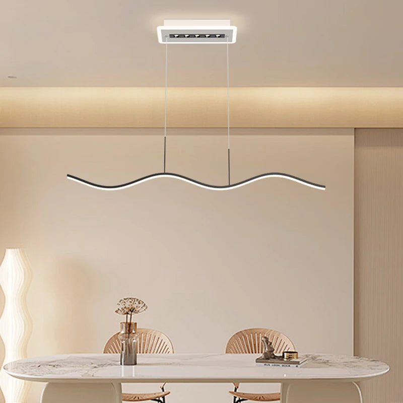 lampe suspendue décorative avec projecteur led pour divers usages - vue 3 sur 8