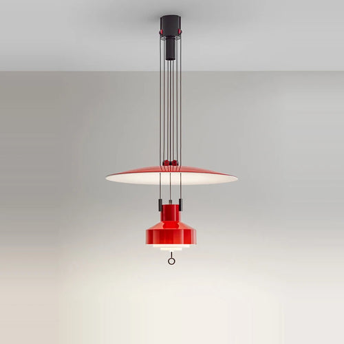 Italienischer flexibler Kronleuchter aus Aluminium mit dimmbaren LEDs