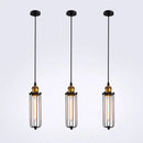 lampes suspendues industrielles vintage avec cage en fer