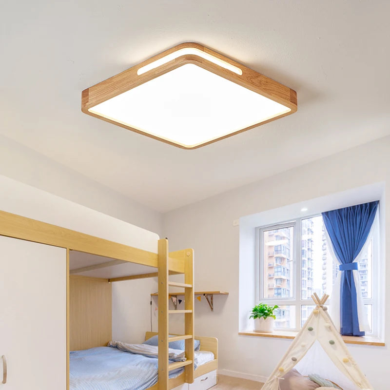 lampe de salon moderne style bûche plafonniers combinaison