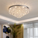 Plafonnier LED en cristal pour salon