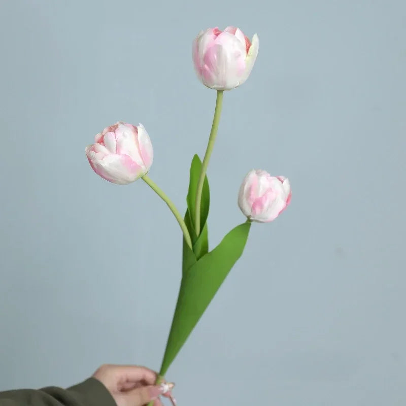 fleurs artificielles tulipes en soie décoratives pour toutes occasions - vue 10 sur 13