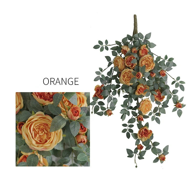 vigne de pivoine en soie artificielle pour décoration élégante