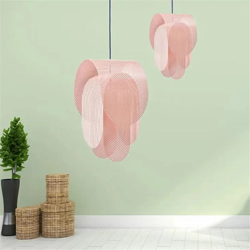 Suspension nordic simple rose pour décoration chambre enfant