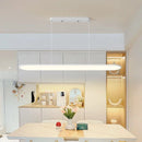 Moderne minimalistische LED-Pendelleuchte aus Metall für Bar