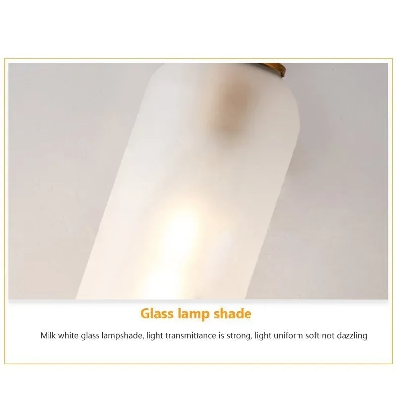 Applique murale led verre luxe intérieur chambre salon maison