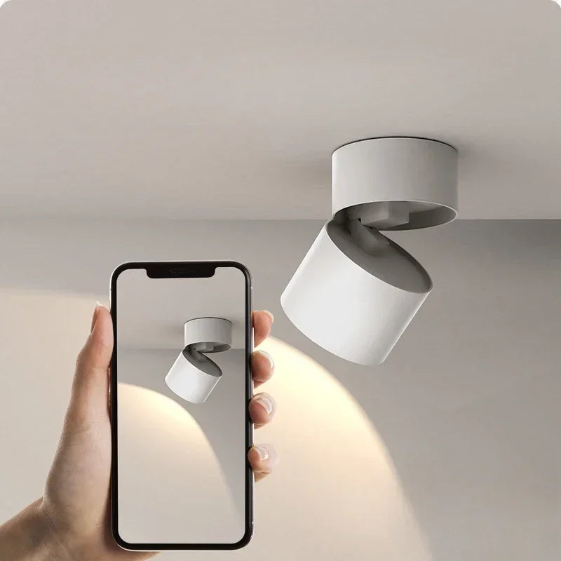 spot led extérieur à angle réglable sans perforation - vue 4 sur 14