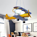Moderne LED-Deckenleuchte in Flugzeugform für das Kinderzimmer