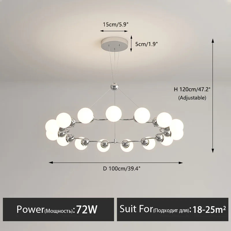 Moderne LED-Pendelleuchte für elegante Innendekoration