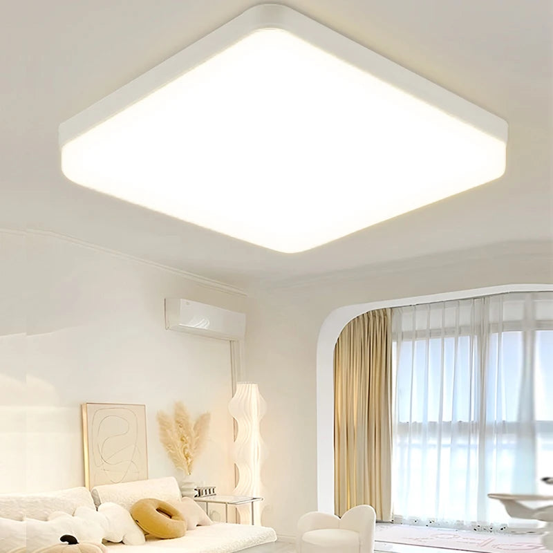 Plafonnier led moderne carré pour intérieur design élégant