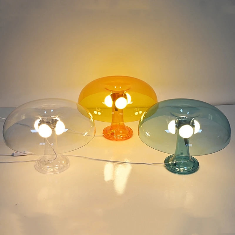 lampe à poser led design champignon style minimaliste pour décoration