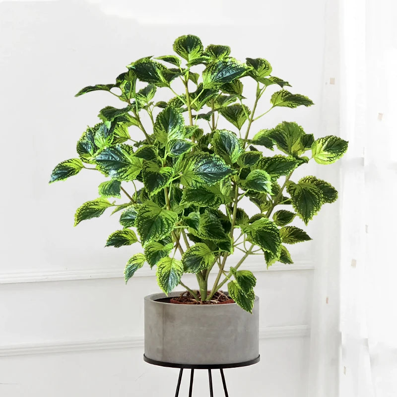 plantes artificielles d'eucalyptus et menthe tropicale pour décoration intérieur - vue 4 sur 8