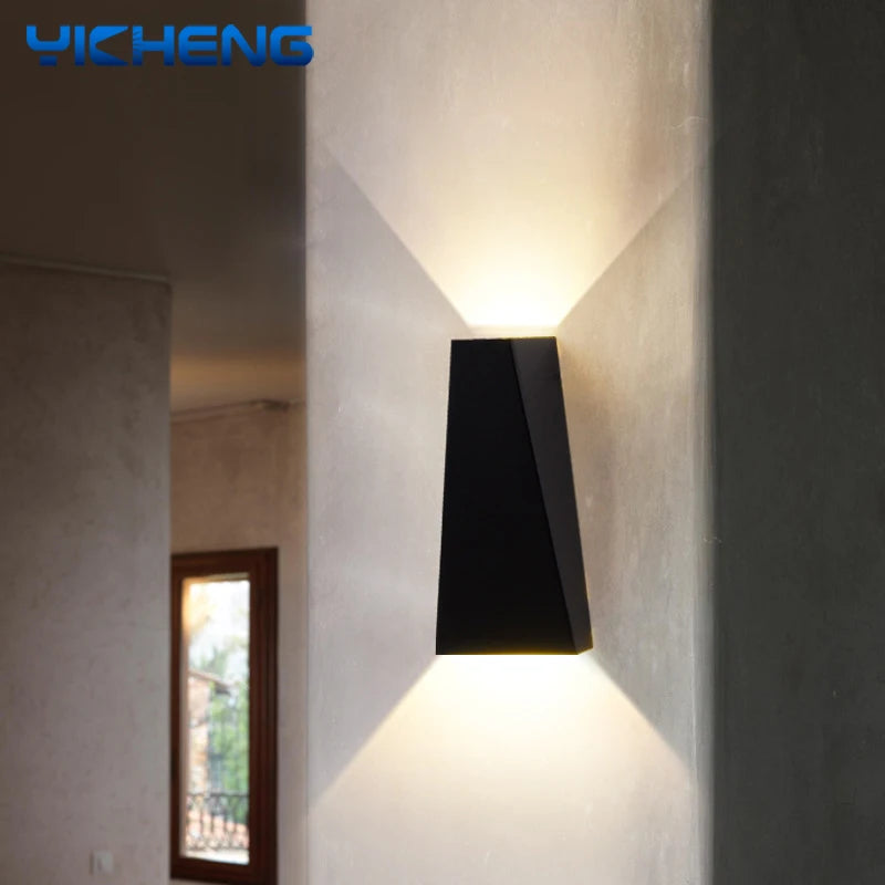 applique murale LED IP65 étanche extérieure en aluminium - vue 2 sur 12