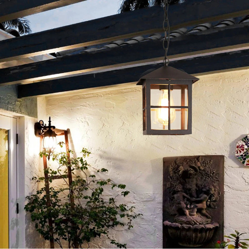 lampe extérieure suspendue étanche pour jardin et cour
