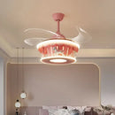 plafonnier led carrousel créative dessin animé luminaire pour filles