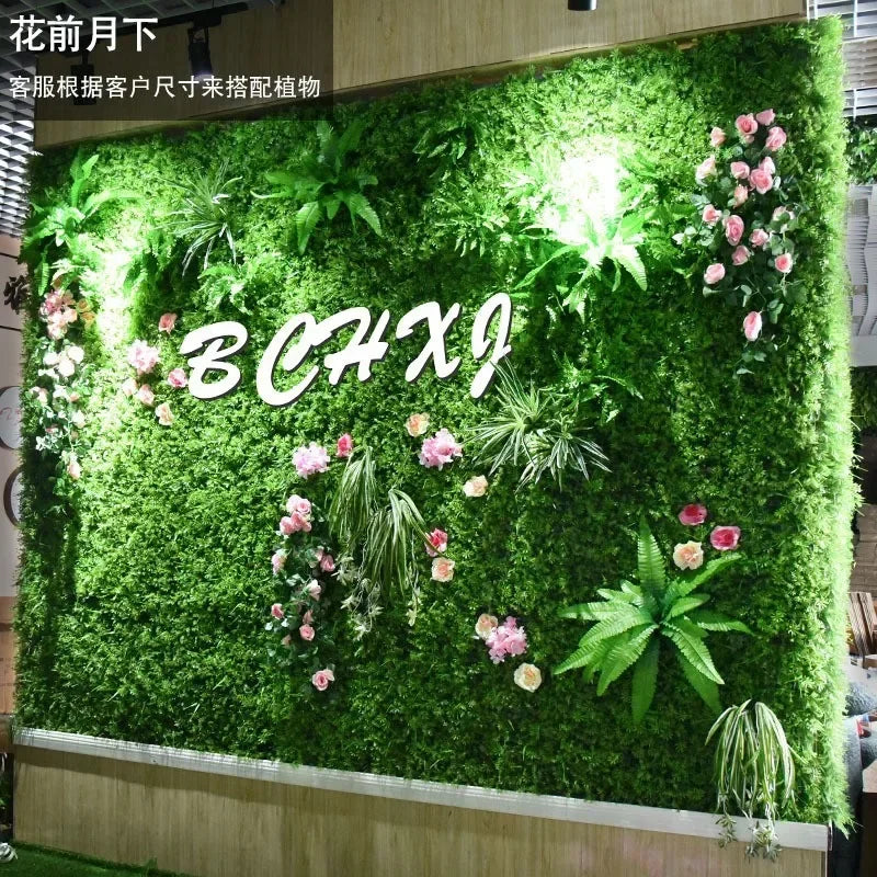 décoration végétale murale verte pour intérieur élégant - vue 9 sur 25