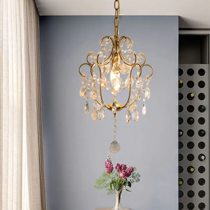 lustre en cristal américain rétro pour décoration intérieure élégante - vue 5 sur 6