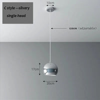 Suspension led moderne simple ou triple tête
