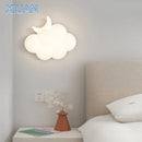 applique murale moderne en forme de nuage blanc pour intérieur