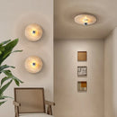 applique murale rétro en pierre naturelle avec éclairage led