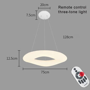 Moderner nordischer LED-Kronleuchter Wolke Pendelleuchte