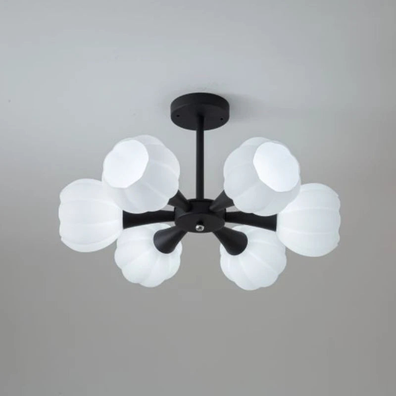 plafonnier led suspendu design nordique moderne luminaire décoratif d'intérieur - vue 3 sur 12