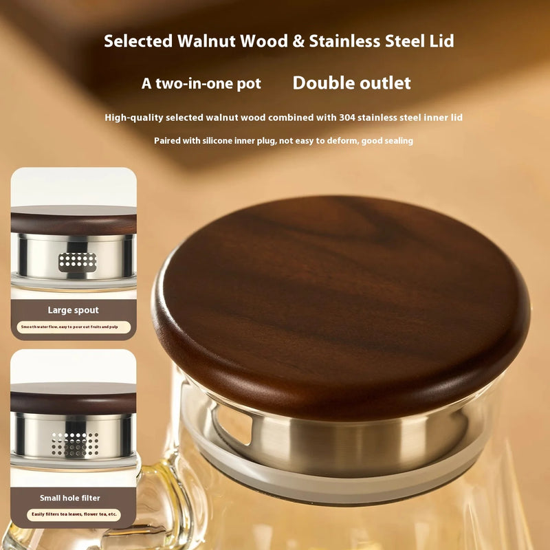 carafe eau verre epais grande capacite resistante chaleur